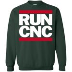 run cnc sweatshirt - forest green