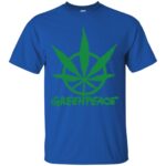 greenpeace t shirt - royal blue