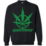greenpeace sweatshirt - black