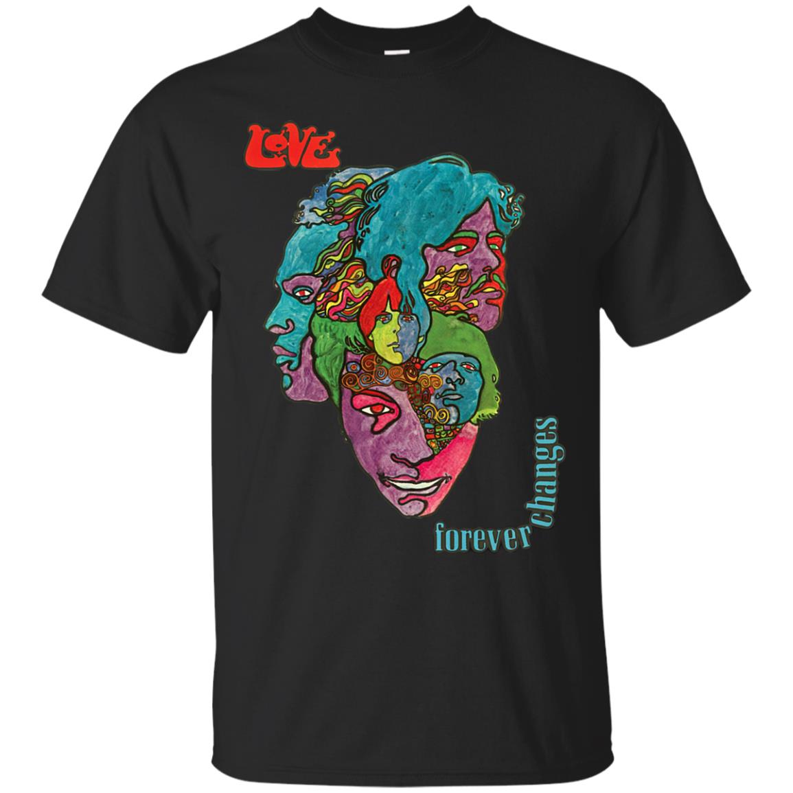 love forever changes shirt - black