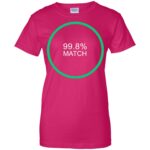 hang the dj womens t shirt - lady t shirt - pink heliconia