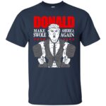donald pump t shirt - navy blue