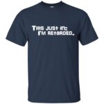 i am a retard and proud t shirt - navy blue