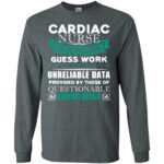 cardiac nurses long sleeve - dark heather