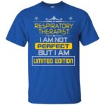 respiratory therapists t shirt - royal blue
