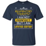 respiratory therapists t shirt - navy blue