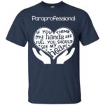 paraprofessionals t shirt - navy blue