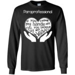 paraprofessionals long sleeve - black
