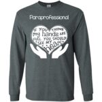 paraprofessionals long sleeve - dark heather