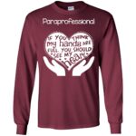 paraprofessionals long sleeve - maroon