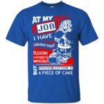 heavy equipment operators t shirt - royal blue