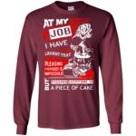 heavy equipment operators long sleeve - maroon