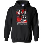 heavy equipment operators hoodie - black