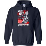 heavy equipment operators hoodie - navy blue