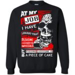 heavy equipment operators sweatshirt - black