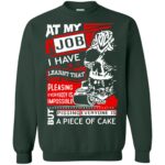 heavy equipment operators sweatshirt - forest green