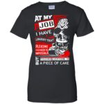 heavy equipment operators womens t shirt - lady t shirt - black