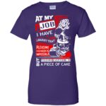 heavy equipment operators womens t shirt - lady t shirt - purple