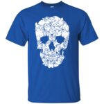 skull cats shirt t shirt - royal blue