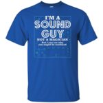 sound guy tshirt t shirt - royal blue