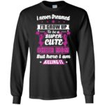 cheerleading mom shirts long sleeve - black