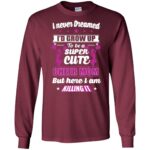 cheerleading mom shirts long sleeve - maroon