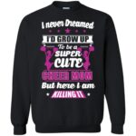 cheerleading mom shirts sweatshirt - black