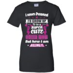 cheerleading mom shirts womens t shirt - lady t shirt - black