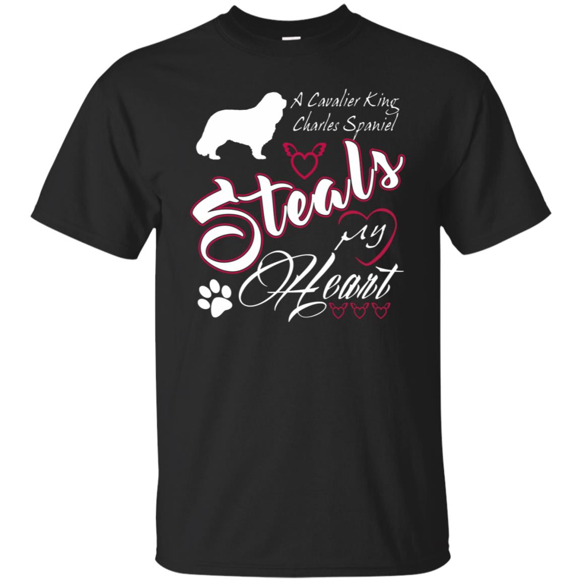 cavalier king charles shirt - black
