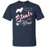 cavalier king charles t shirt - navy blue