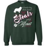 cavalier king charles sweatshirt - forest green