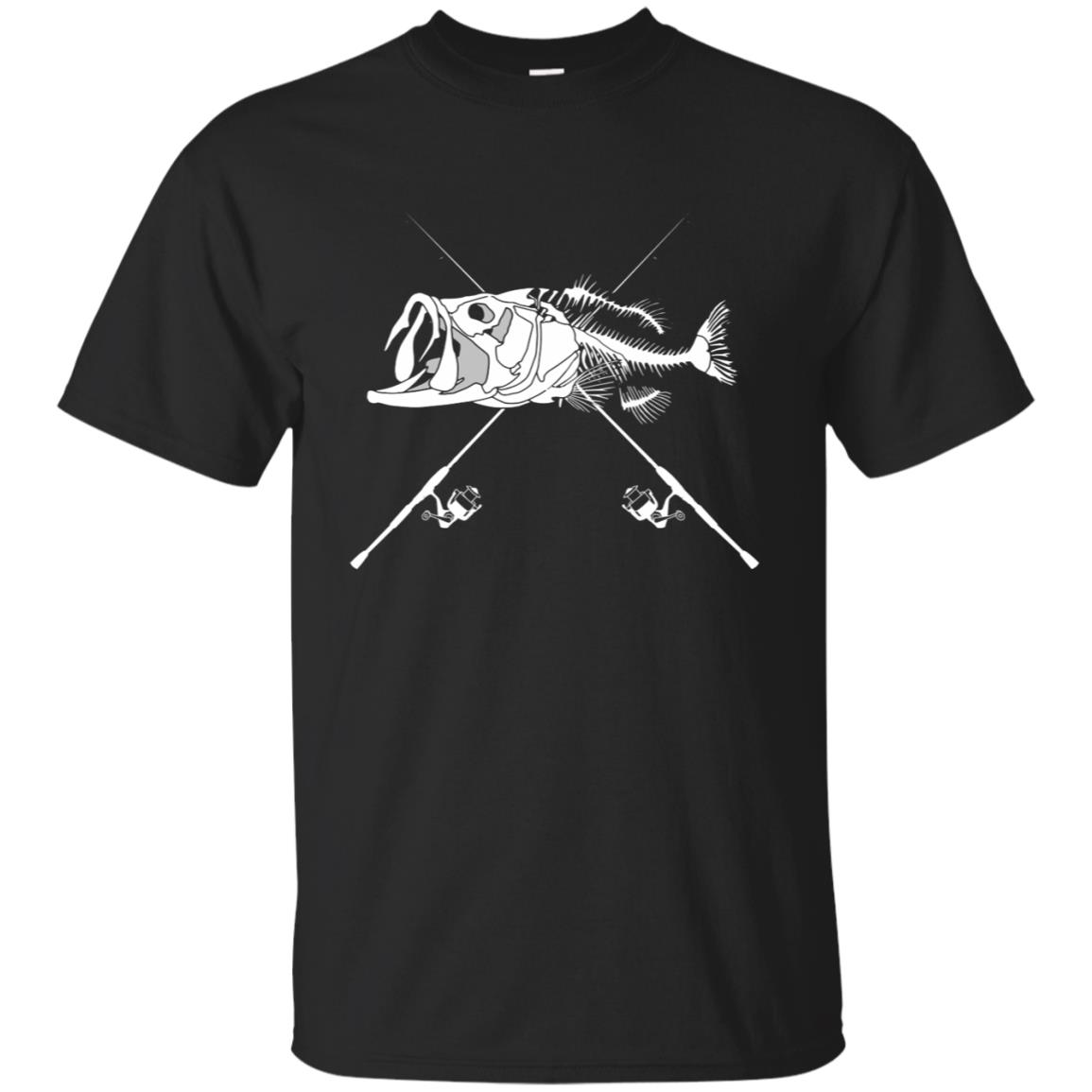 largemouth bass shirt - black
