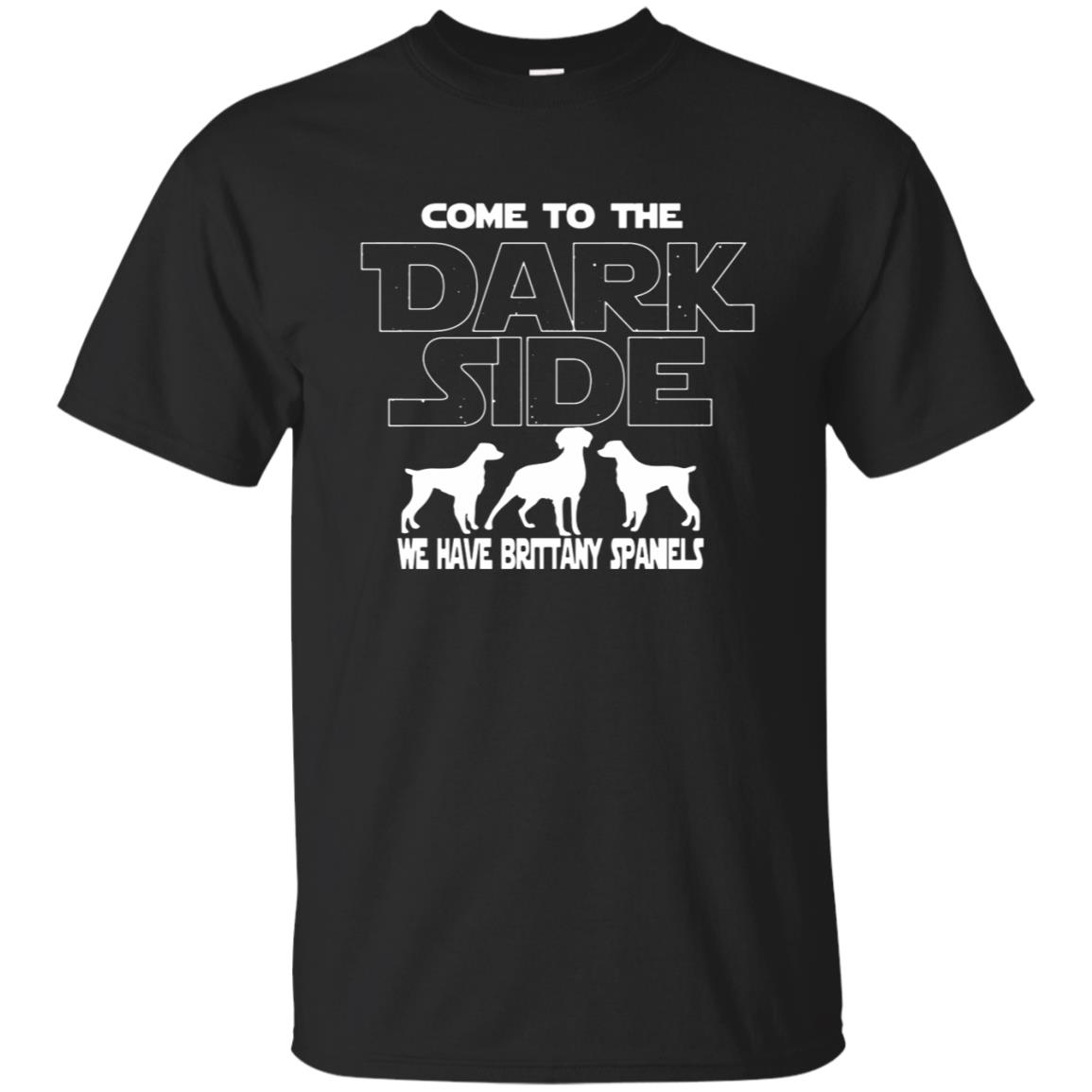 brittany spaniel shirts - black