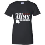 army brother womens t shirt - lady t shirt - black