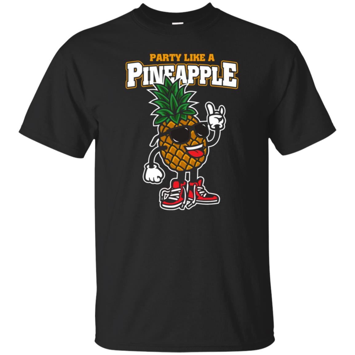 party like a pineapple shirt - black