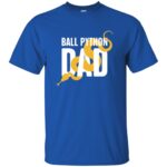 ball python t shirt - royal blue