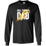 ball python long sleeve - black