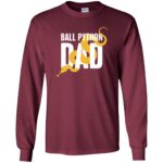 ball python long sleeve - maroon
