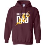 ball python hoodie - maroon
