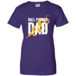 ball python womens t shirt - lady t shirt - purple