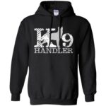 k9 handler hoodie - black