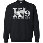 k9 handler sweatshirt - black