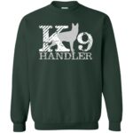 k9 handler sweatshirt - forest green