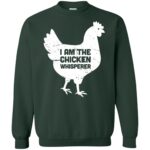 chicken farmer sweatshirt - forest green