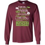 emergency room nurse long sleeve - maroon