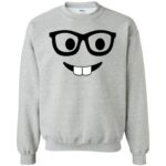 nerd emoji sweatshirt - sport grey