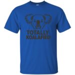 koalafied t shirt - royal blue