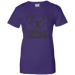 koalafied womens t shirt - lady t shirt - purple