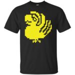 purple parrots shirt - black