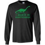 brontosaurus long sleeve - black